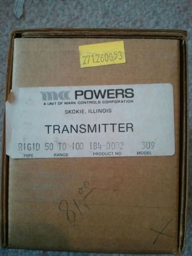 POWERS TRANSMITTER 184-0002 Siemens  Rigid 50 to 100 Range, NEW