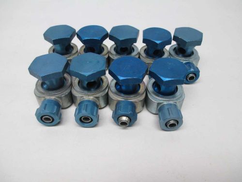 Lot 9 new festo lck-3/8-pk-6 4473 pneumatic fitting 90 deg 3/8in npt d344115 for sale