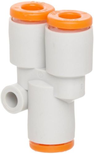 SMC KJU03-00 PBT Push-To-Connect Tube Fitting, Wye, 5/32&#034; Tube OD [Misc.]