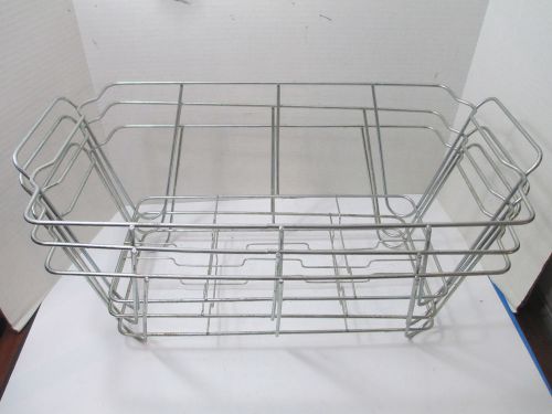 3 Industrial Metal Basket Crates Wire Bin Freezer Dairy Egg Farm