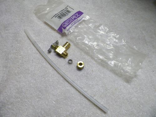 1/2 BARB X 1/8 DRAIN VALVE BRASS QESTPEX PLUMBING ASTM F 1807 QQVC3A3XPK1