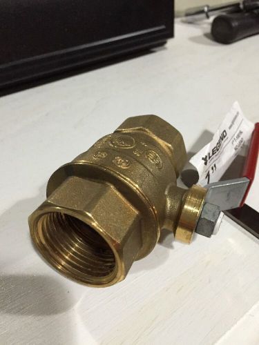 Legend Valve T-1001 1&#034; Brass No Lead IPS Full port Ball Valve 150 WSP