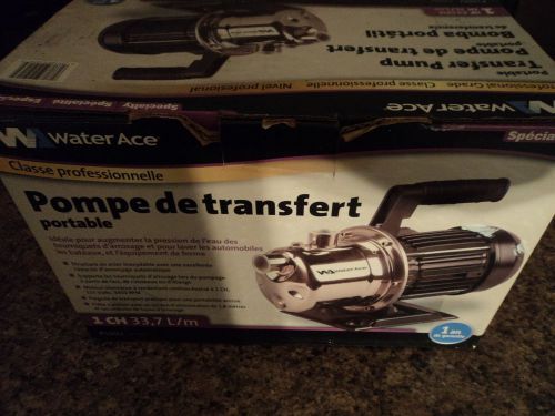 Nib 1 hp water ace transfer pump 8.9 gpm model r100u for sale