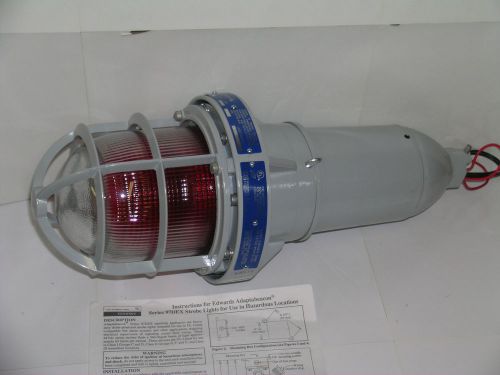 Edwards est 97dexr/g1 24v explosn proof red strobe ***new** for sale