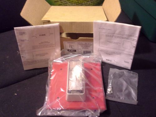 Edwards system technology cs405-7a-t  strobe with terminals new fire alarm box for sale