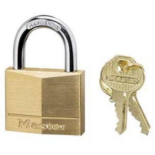 Master Lock Keyed Padlock - Keyed Different - Brass Body, Steel Shackle - (140d)