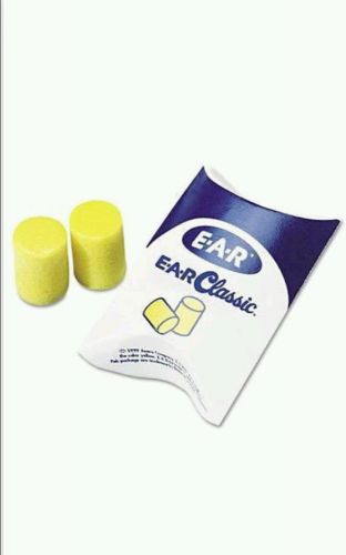 Lot of 12 pair Classic Ear Plugs (Yellow)