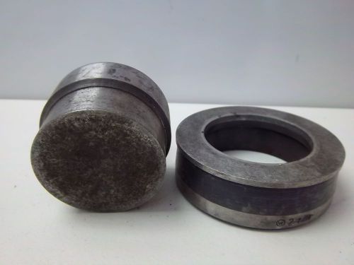 USED 2-7/16&#034; PUNCH DIE SET