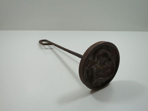 Antique Vintage Metal Stamp Iron For Marking