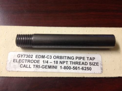 Orbiting pipe tap electrode, 1/4-18 npt thread size, gy7302, tri-gemini for sale