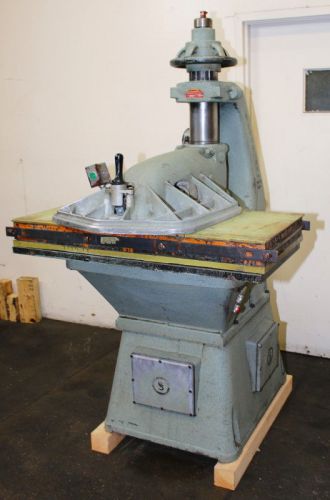 25 Ton Herman-Schwabe D CLICKER DIE CUTTING PRESS