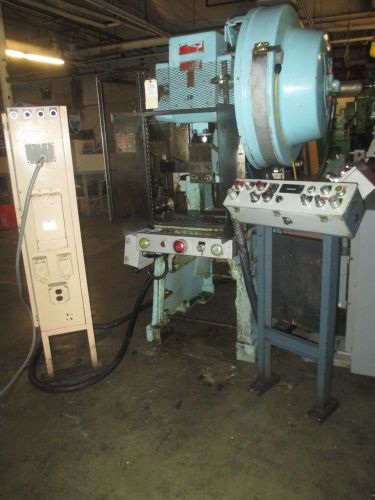 V&amp;o 25 ton obi flywheel single crank power press, aiir clutch, model super 25st for sale