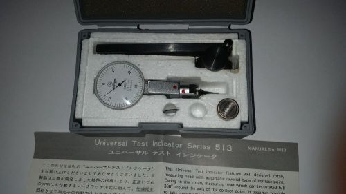 513-942 mitutoyo dial test indicator .03&#034; range .0005&#034; graduation