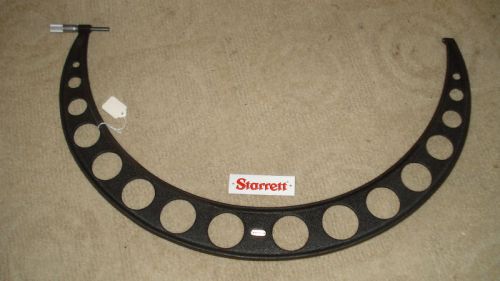 STARRETT 436 OUTSIDE MICROMETER 23&#034; TO 24&#034; CARBIDE FACE