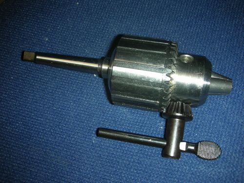 NEW ATLAS CRAFTSMAN 6 INCH LATHE 0-1/2 CAPACITY DRILL CHUCK+#1 MT SHANK+KEY NEW