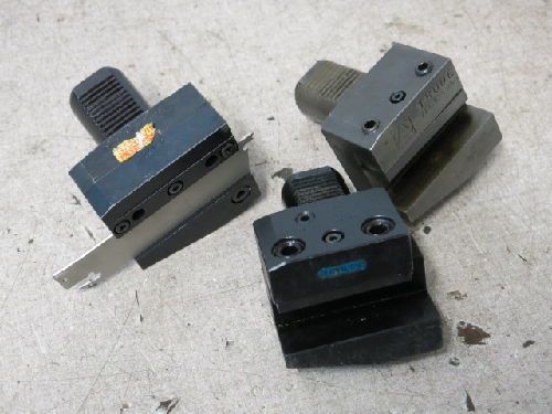 3 vdi-40-shank right hand short toolholders, sandvik r151.2-25, cnc 1&#034; for sale