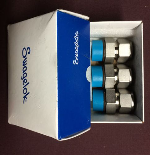 (3) swagelok ss-1210-1-12st  male connectors connects sae/ms to boss for sale