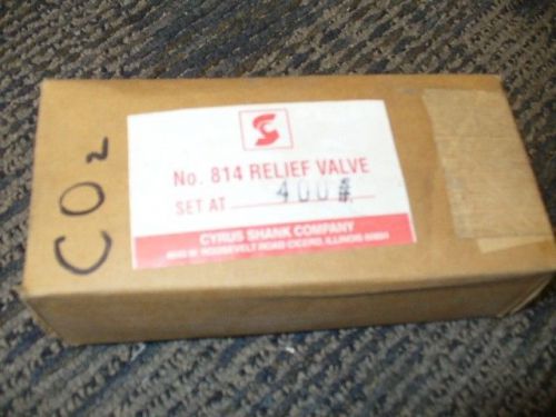 Cyrus Shank Safety Relief Valve, 814