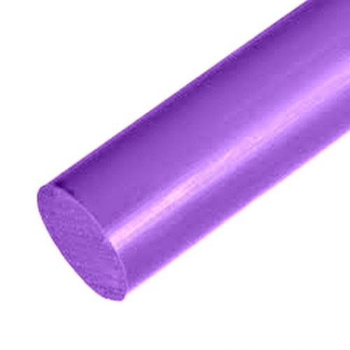 *liquidation* 3&#034; purple - uhmw pe rod  3&#034;-5&#034; pieces for sale