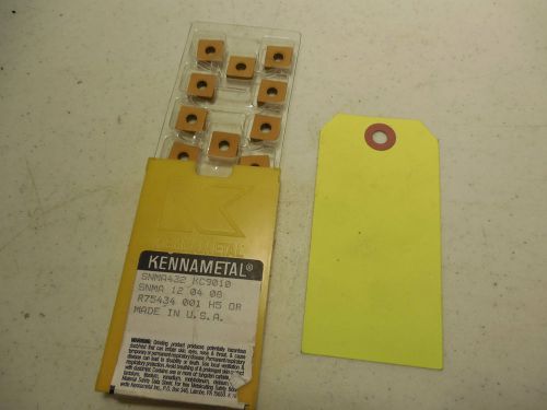 KENNAMETAL SNMA KC9010 INSERT QTY 10.IN1