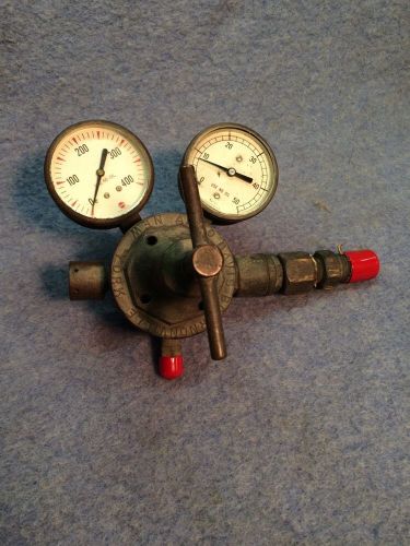 VINTAGE AIRCO OXY ACETYLENE WELDING CUTTING TORCH ACETYLENE REGULATOR GAUGE