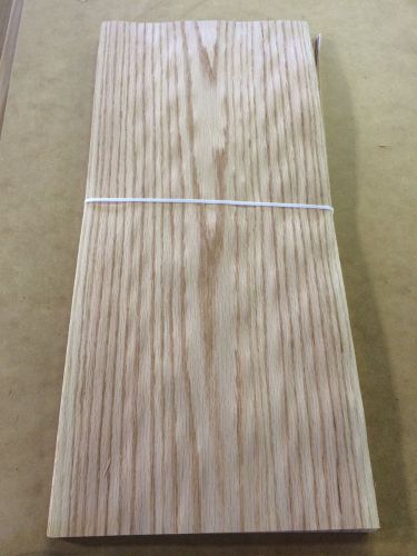 Wood veneer red oak 12x26 22pcs total raw veneer &#034;exotic&#034; ro2 11-25 for sale