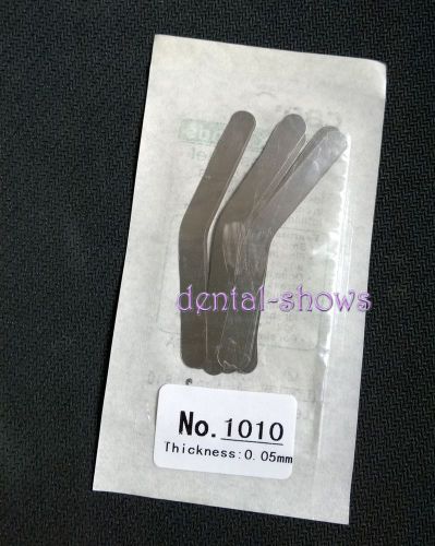 5Packs/60Pcs Dental Stainless Steel Tofflemire Matrix Bands No.1010 0.05MM D-Ss