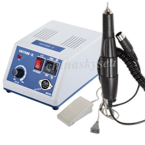 Dental lab marathon electric micromotor polishing unit + 35k rpm handpiece 8uhm3 for sale