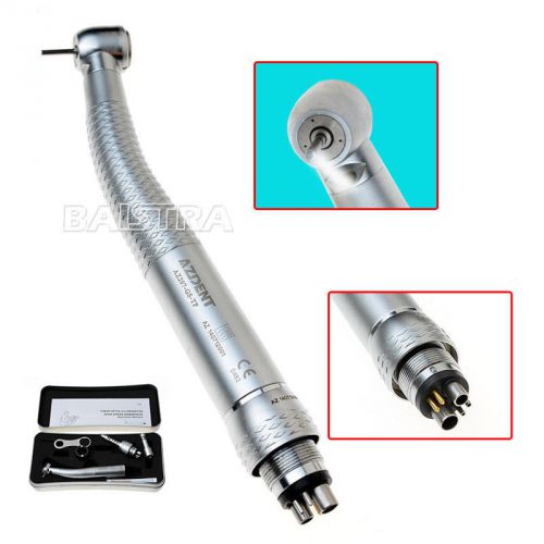 Brand AZDENT  LED Fiber Optic Push Button Handpiece fit Sirona R/F Quick coupler