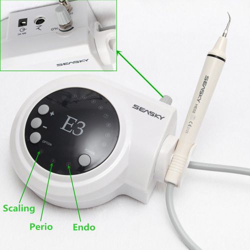 Dental Ultrasonic Piezo Scaler SKYSEA E3 Compatle with EMS WOODPECKER TIPS