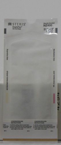 Steris Eaglepac NZ400 3-1/2&#034; x 8&#034; (9cm x 20.3 cm) Self Seal Pouches 100 pouches