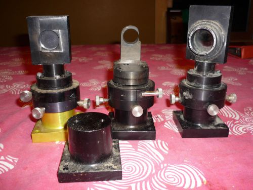 Optical Table Lot of 4 Rotator Mounts