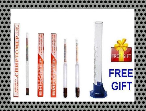 Mobile lab -  alcohol hydrometer  moonshine whiskey wine liquor sugar + gift for sale