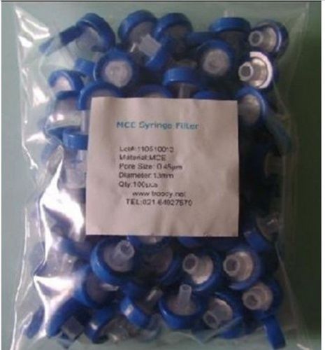 New 50pcs mce syringe filters 25mm 0.45um non-sterilized for sale
