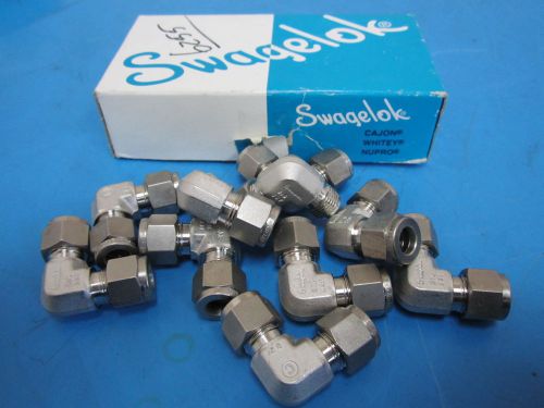 Lot of 10 Swagelok Union Elbow 3/8 Tube x 3/3 Tube SS-600-9