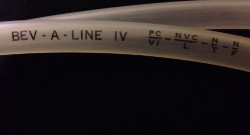 1/4&#034; ID x 3/8&#034; OD x 1/16&#034; Wall Bev-A-Line IV Tubing. Approx. 10ft