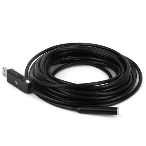 7M USB Waterproof Endoscope Borescope Snake Inspection Tube Camera 4 LED HA