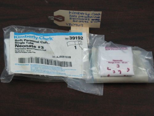 Kimberly Clark Soft Personal BP Cuff Neonate #3  Ref: 39192