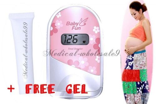 NEW 2.5 MHz Probe Fetal Doppler LCD prenatal pregnant baby Heart Monitor + GEL