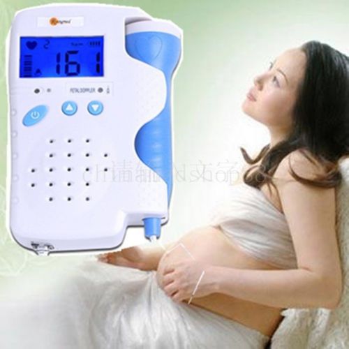 Fetal Doppler 3MHz Probe, Baby Heart Monitor, Backlight LCD, FDA