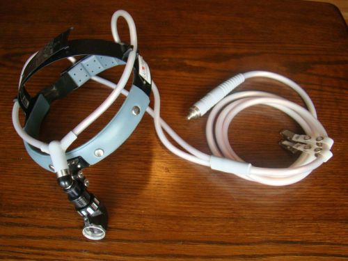 LUXTEC CORPORATION 00-2215 FIBEROPTIC SURGICAL HEAD LIGHT ADJUSTABLE CORD CABLE