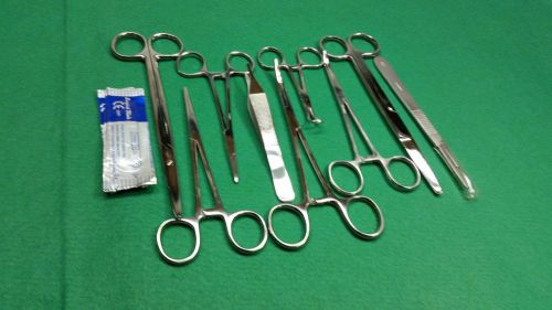 182 PCS VETERINARY SURGERY SURGICAL INSTRUMENTS SET SCISSORS FORCEPS