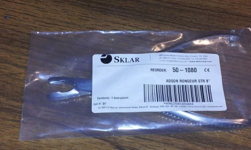 Sklar 50-1080 Adson Rongeur Straight 8&#034; NEW