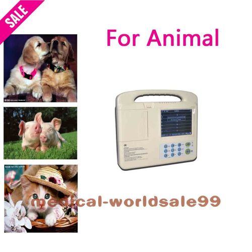 Portable Digital 1-channel Electrocardiograph ECG Machine EKG Machine Animal