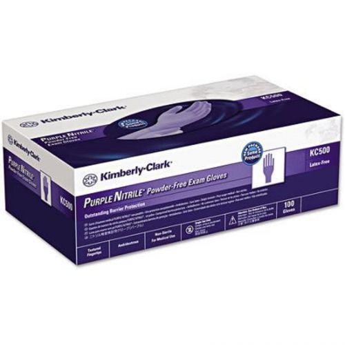 Kimberly-clark professional purple nitrile powder-free exam gloves, 100 count for sale