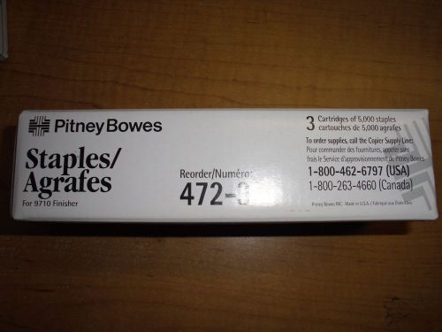 3 x NEW GENUINE Pitney Bowes 472-3 staples  MS-5D 7640-00008-38 794-5 4623-361