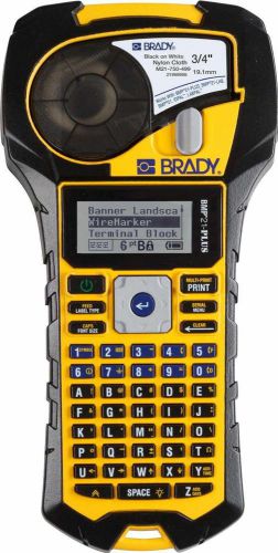 Brady bmp21-plus label printer rubber bumper handheld keyboard multi line print for sale