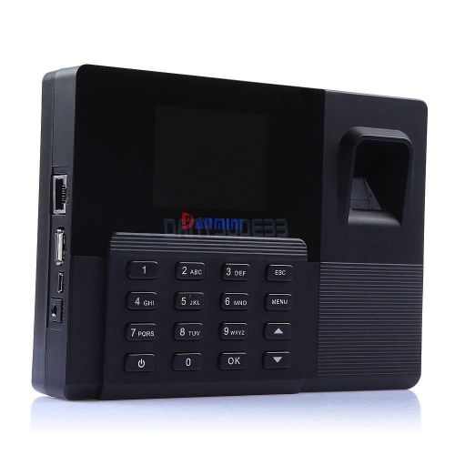 2.8inch Biometric Fingerprint Time Attendance Clock TCP/ IP+ Door Access Control