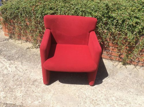 Red Tub Chair on wheels