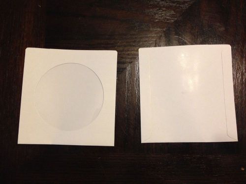 500 CARDBOARD INTERNAL CD SLEEVE W/WINDOW, SF10